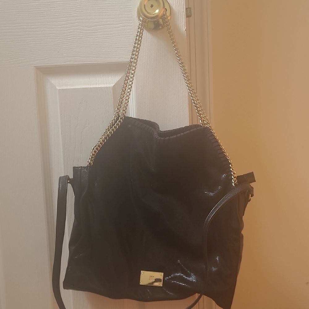 INC International Concepts Black Elegant Shoulder Bag